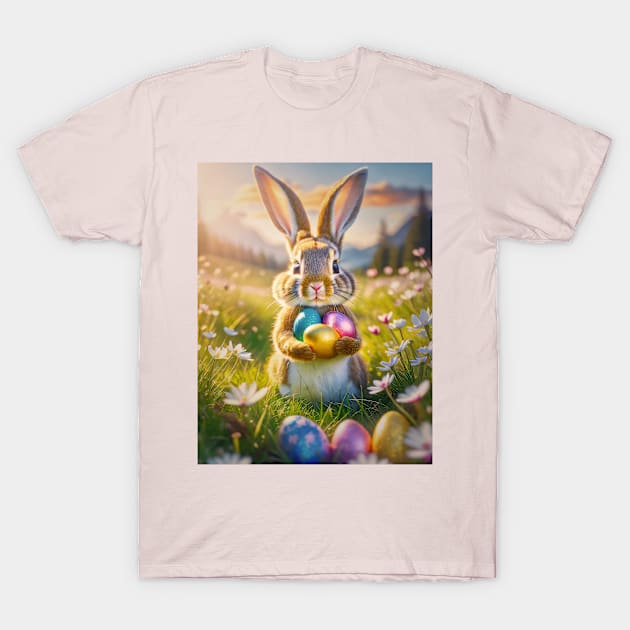 Easter bunny T-Shirt by psychoshadow